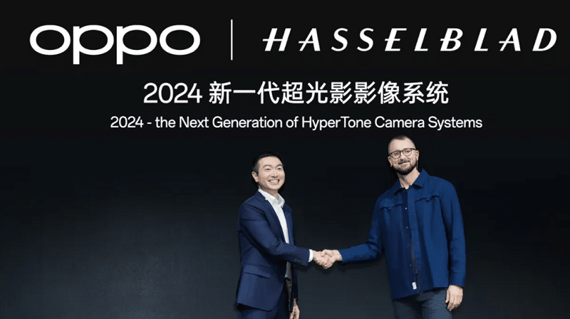 OPPO and Hasselblad co-develop