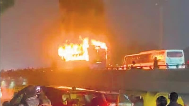 Two-charred-to-death-after-bus-catches-fire