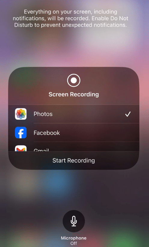 How to record iPhone screen with voice