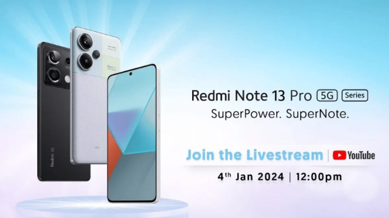 Redmi Note 13 5G series India launch today