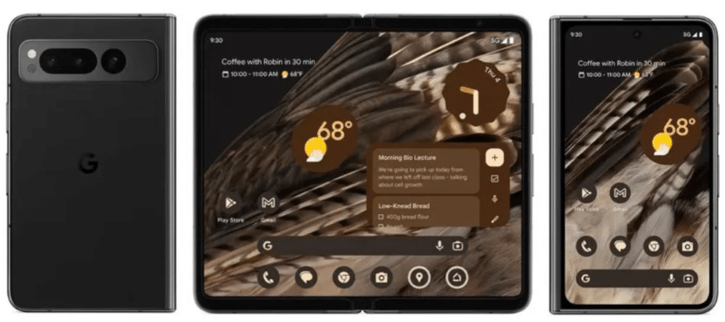 Google Pixel Fold 2 first look leaked