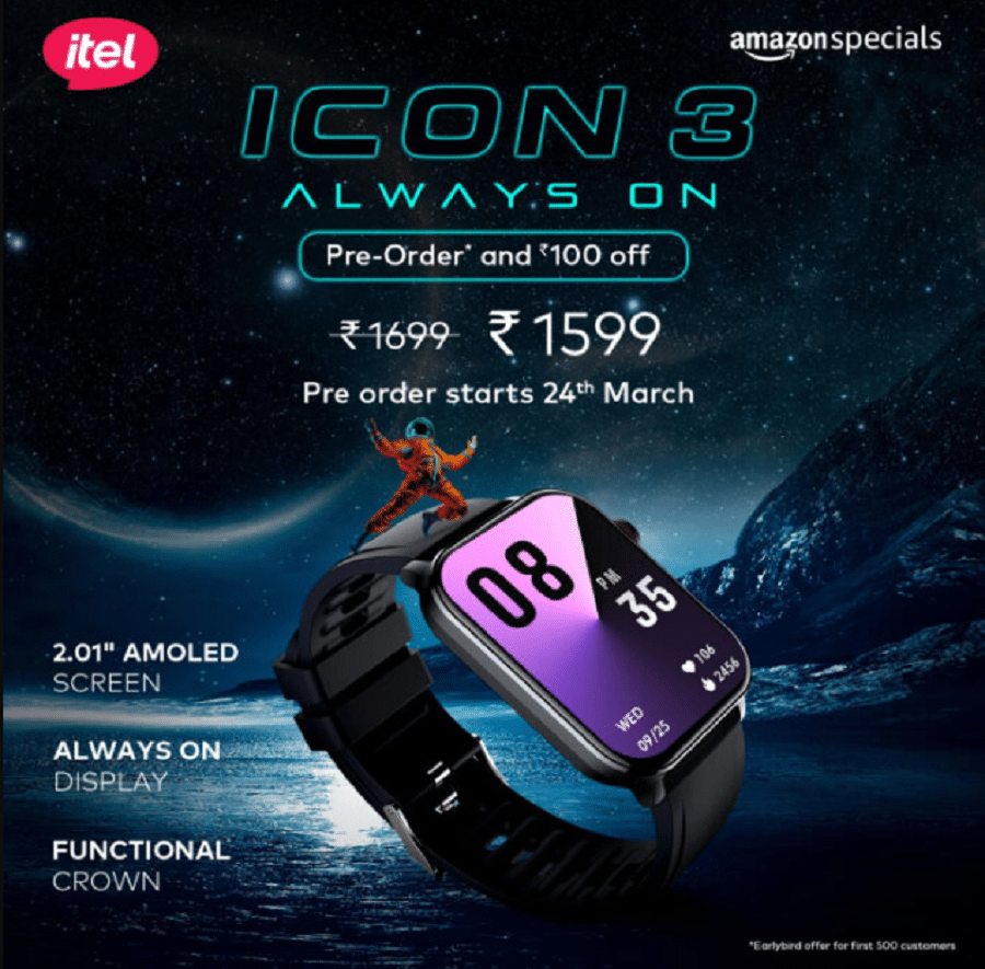 itel Icon 3 price in India