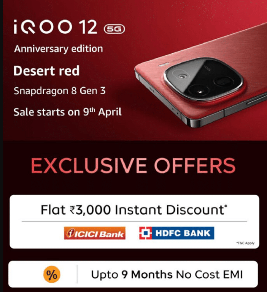 iQOO 12 Anniversary Edition price in India